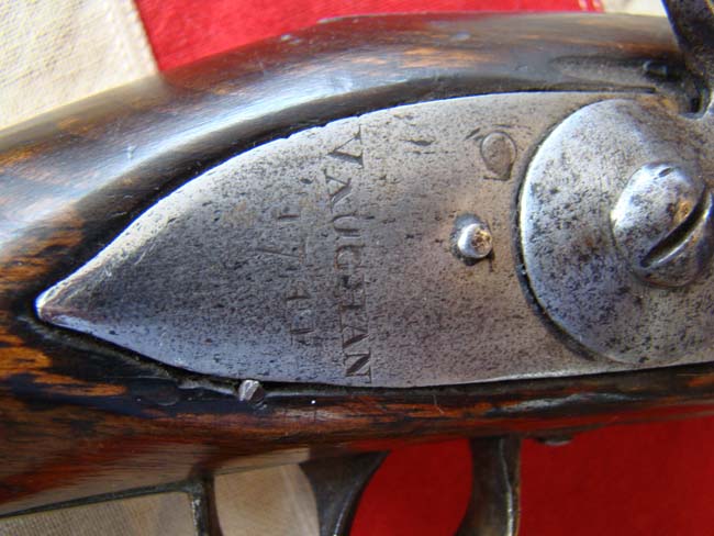 A rare Sea Service Pattern Flintlock Brass Barreled Blunderbuss by John Vaughan of London and dated 1741 — image 2